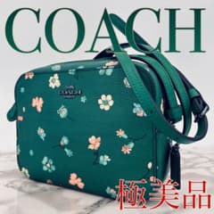 極美品】COACH 限定デザイン人気カメラバッグ フローラルボウ 保証書 