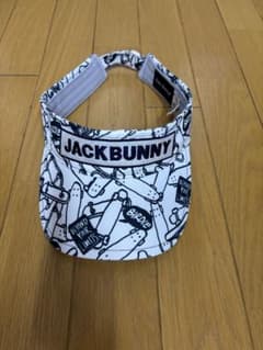 JACK BUNNY レディース ゴルフバイザー 総柄のサムネイル
