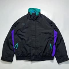 90s コロンビア バカブー ナイロンジャケット L 黒 ブラック○7914 