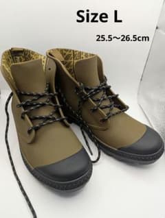 レインブーツ 防水靴 Lサイズ 25.5〜26.5cm - メルカリ