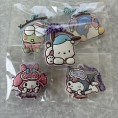 Sanrio サンリオ ラバーキーホルダー 5種セット　グミのサムネイル