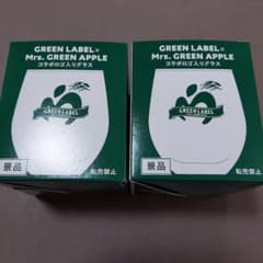 KIRIN GREEN LABEL Mrs. GREEN APPLE グラスのサムネイル