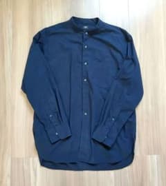 ず*ン様 UNIQLO エクストラファインコットンブロードスタンドカラーシャツのサムネイル