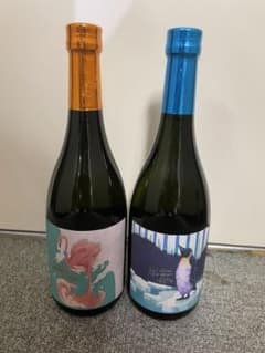 【国分酒造】フラミンゴオレンジ&クールミントグリーン小瓶セットのサムネイル
