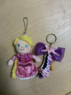 Disney ラプンツェル ぬいぐるみキーホルダー&靴ストラップ セットのサムネイル