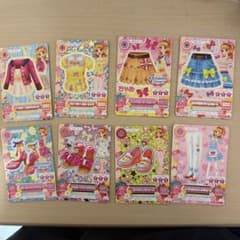 アイカツカード 8枚セット あかりまとめ売りのサムネイル