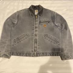 Carhartt カーハート デトロイトジャケット グレー 企業 野村訓市 ボロ カーハートCarharttデトロイトジャケット グレー USA製 野村訓市