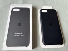 【Apple純正】 iPhone SE シリコンケースブラックのサムネイル