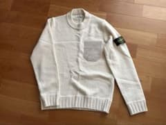 STONE ISLAND ホワイトニットセーターのサムネイル