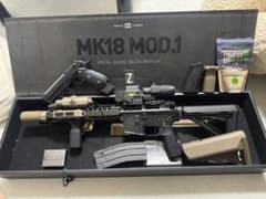 MK18 MOD1 ガスガン 、ガスブロハンドガンセットのサムネイル