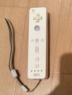 Nintendo Wii リモコン ホワイト 純正コントローラー ストラップ付き