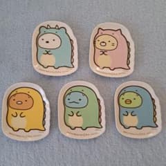Sumikko Gurashi Hokkahokka Tei Dinosaur Die-Cut Plate (Small Dish)