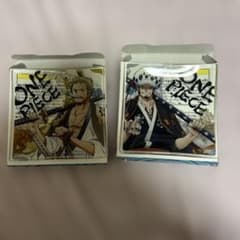ONE PIECE 조로 트라팔가 로우 유리 작은 접시 2개 세트