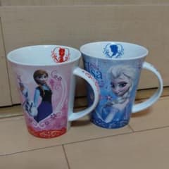 아나운서와 눈의 여왕 아나운서 & 엘사 머그컵