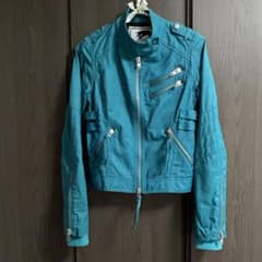 Thumbnail of SALE★ ブルー ジャケット ショートライダース　レディース