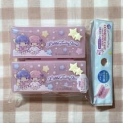 サンリオ　キキララ　小物ケース キキララ コスメケース仕切り付き2P 小物収納グッズ セリア ダイソー