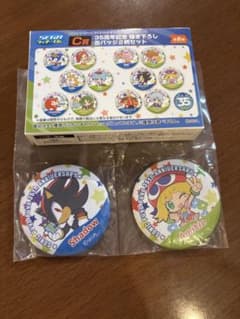 セガラッキーくじ 缶バッチ アミティとシャドーセットのサムネイル