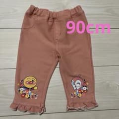 アンパンマン 七分丈パンツ ピンク フリル　90cmのサムネイル