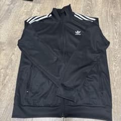 adidas ブラック トラックジャケットのサムネイル
