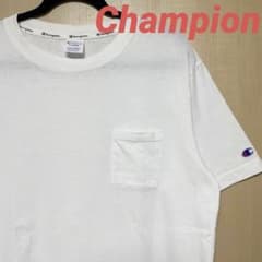 Champion チャンピオン ポケット 白 Tシャツ XLサイズのサムネイル