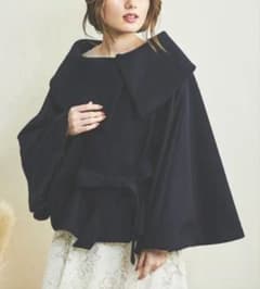 スタンドカラーポンチョコート - メルカリ