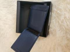 新品 Calvin Klein カードケース ネイビー箱なしのサムネイル
