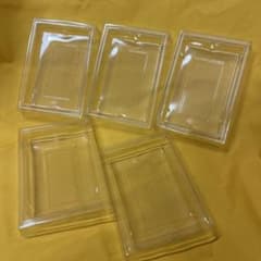 【新品】ファミコンソフト用　内トレイ　プラスチックケース　5個セット