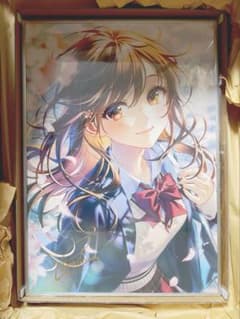 【新品未使用】森倉円 複製原画 Prismカバーイラスト 直筆サイン入り 額付き 新品未使用】森倉円 複製原画 Prismカバーイラスト 直筆サイン入り 額