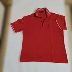DAKS ポロシャツ レッド Mサイズのサムネイル