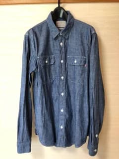 お値下げしました！　S/DOUBLE   シャンブレーシャツ　ワークシャツのサムネイル