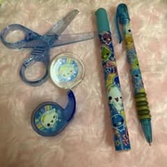 ぷりキラぷりずむ　文房具セット ハサミ テープ シャープペン　平成女児のサムネイル
