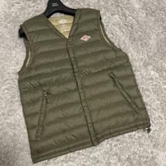 JIM様専用極美品ダントン ダウンベスト インナーベスト JD-8753 カーキ