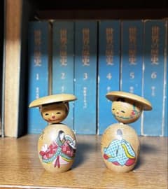 希少ペアこけし 創作こけし 郷土玩具 昭和レトロのサムネイル