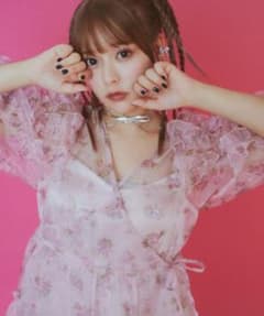 BABY RABBIT CACHE-COEUR DRESS PINK - メルカリ