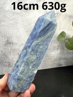 大型 ブルーカイヤナイト 六角柱 ポイント 約16cm - メルカリ