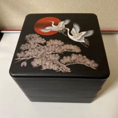 重箱 三段重 鶴 松
