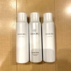 SHIRORU crystal whip 洗顔料 3本セット - メルカリ