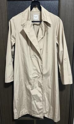Pur colore トレンチコート ベージュ プリーツのサムネイル