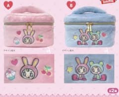 mezzo piano ふわふわバニティバッグ　新品未使用タグ付 ブルーのサムネイル