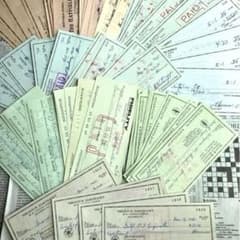 海外　ヴィンテージ 書類　領収書　120枚★ ジャンクジャーナル　蚤の市 海外 ヴィンテージ 書類 領収書 120枚☆セット ジャンクジャーナル