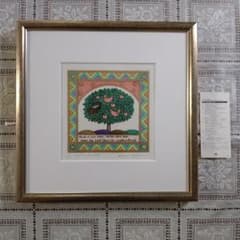 小澤摩純　ジークレー版画『HUSH-A-BYE, BABY』直筆サイン入、共箱付 小澤摩純 ジークレー版画『HUSH-A-BYE, BABY』直筆サイン入、共箱付