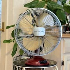 【美品】mercury卓上扇風機 本体 レトロデザインのサムネイル