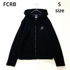 6575【美品】FCRB ブリストル ジップアップパーカー ブラック ボア