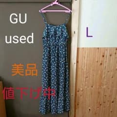 GU 花柄×ドット ワンピースのサムネイル