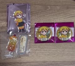 鬼滅の刃　クリームソーダパーラー　アクリルスタンド　缶バッジ　我妻善逸のサムネイル