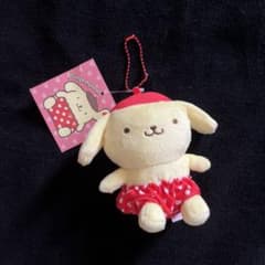 ポムポムプリン オシイロマスコット ぬいぐるみ 赤 レッド キーホルダーのサムネイル