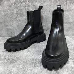 ✨️極美品✨️ ZARA サイドゴアブーツ レザー トラックソール