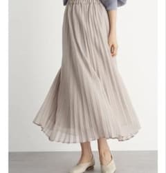 【Avail】ベージュ プリーツスカート3Lのサムネイル