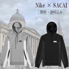 NIKE × SACAI フーディー パーカー - メルカリ