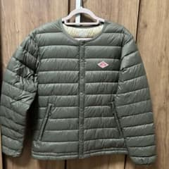 DANTON ダウンジャケット オリーブグリーン 34 - メルカリ